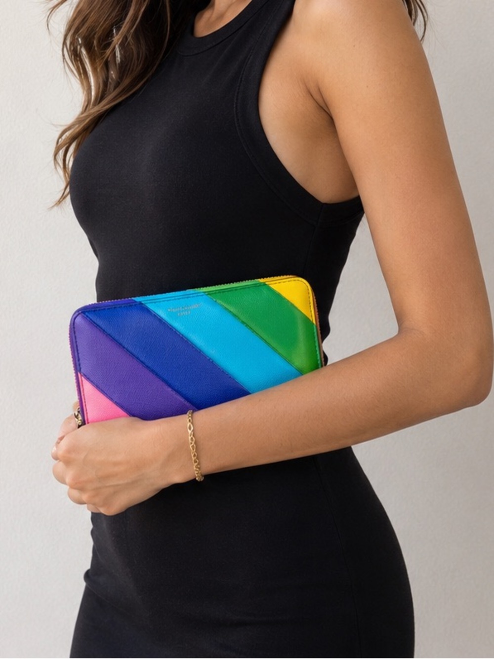 KURT GEIGER London Rainbow
Leather Zip Around Wallet